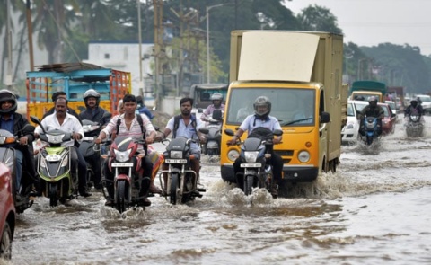 Heavy Rain In Chennai Causes Traffic Jams, More Showers Expected Ahead