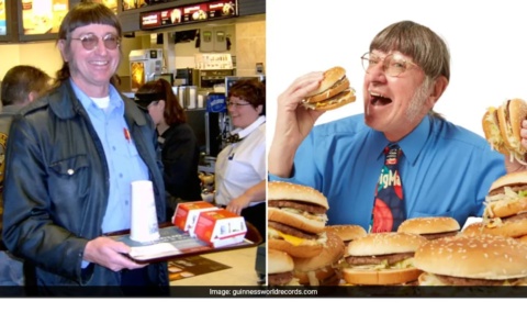 US Man, 70, Sets New Guinness World Record By Eating 34,000 Burgers