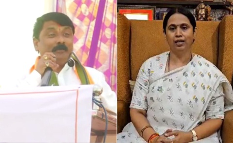 Ex BJP MLA Sanjay Patil Asks Karnataka Minister Lakshmi Hebbalkar To Have Extra Peg. Her Response